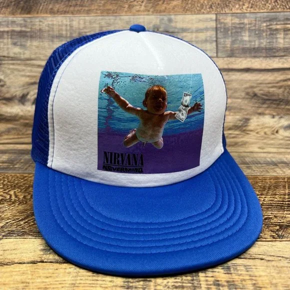 帽子 90s NIRVANA NEVERMIND cap 1990s Nirvana Nevermind promo hat Classic 90s Nirvana hat